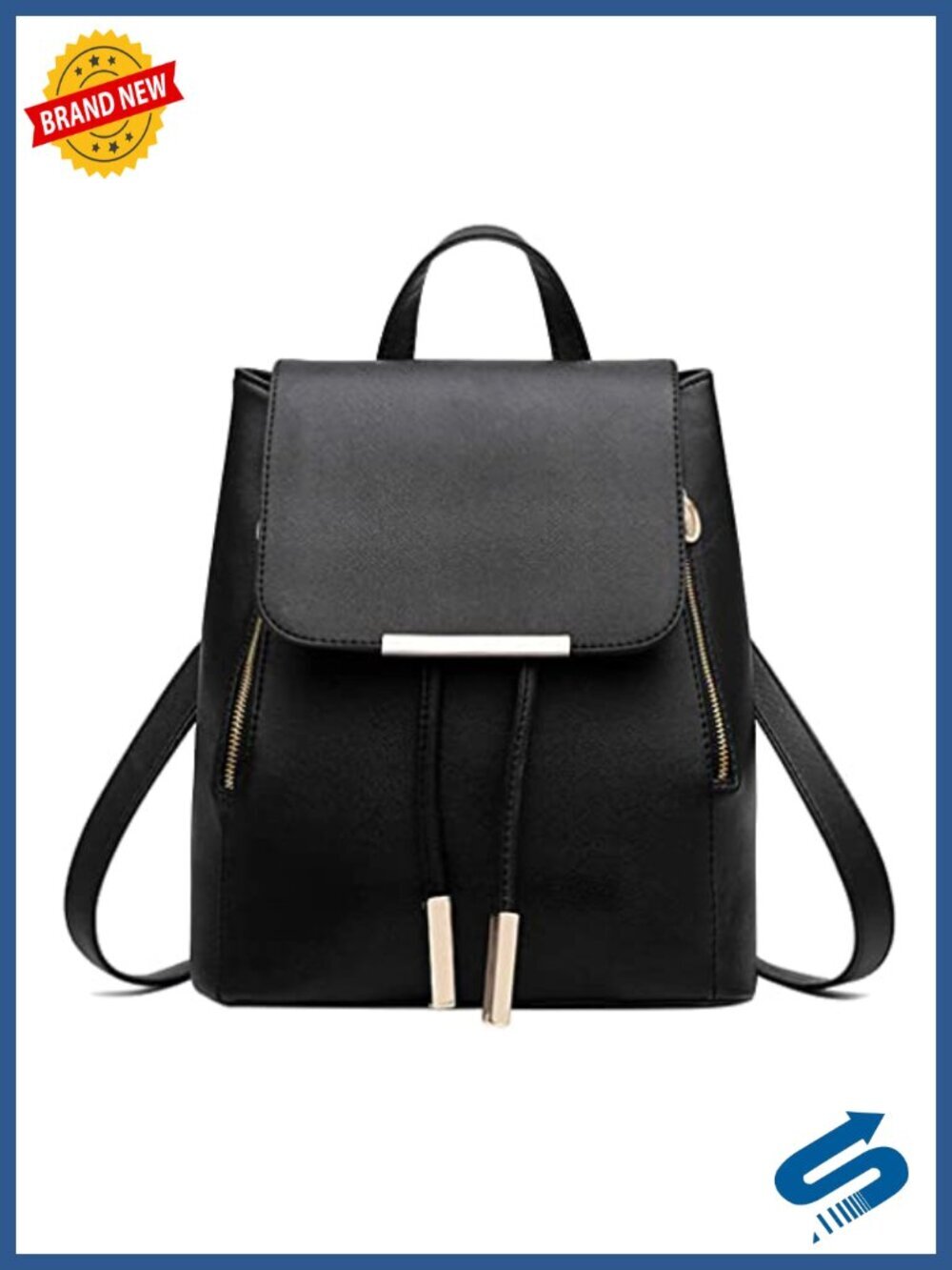 PU Leather Fashion Backpack Purse Travel Rucksack Daypack